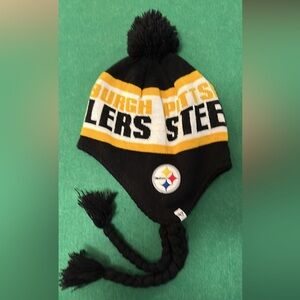 Black and Yellow Steelers Knit Hat